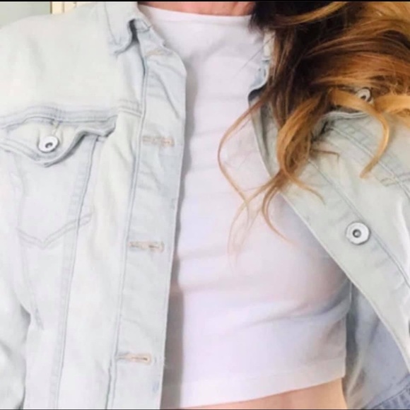 Vintage Calvin Klein denim jacket hand painted - Picture 4 of 4